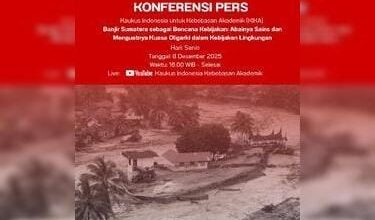 Kaukus Indonesia untuk Kebebasan Akademik (KIKA) kritik pemerintah soal banjir Sumatera (ist)