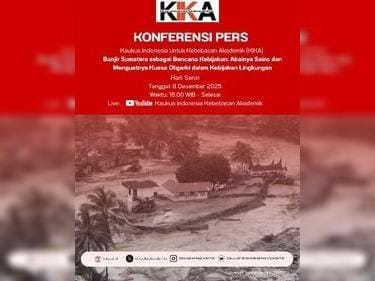 Kaukus Indonesia untuk Kebebasan Akademik (KIKA) kritik pemerintah soal banjir Sumatera (ist)