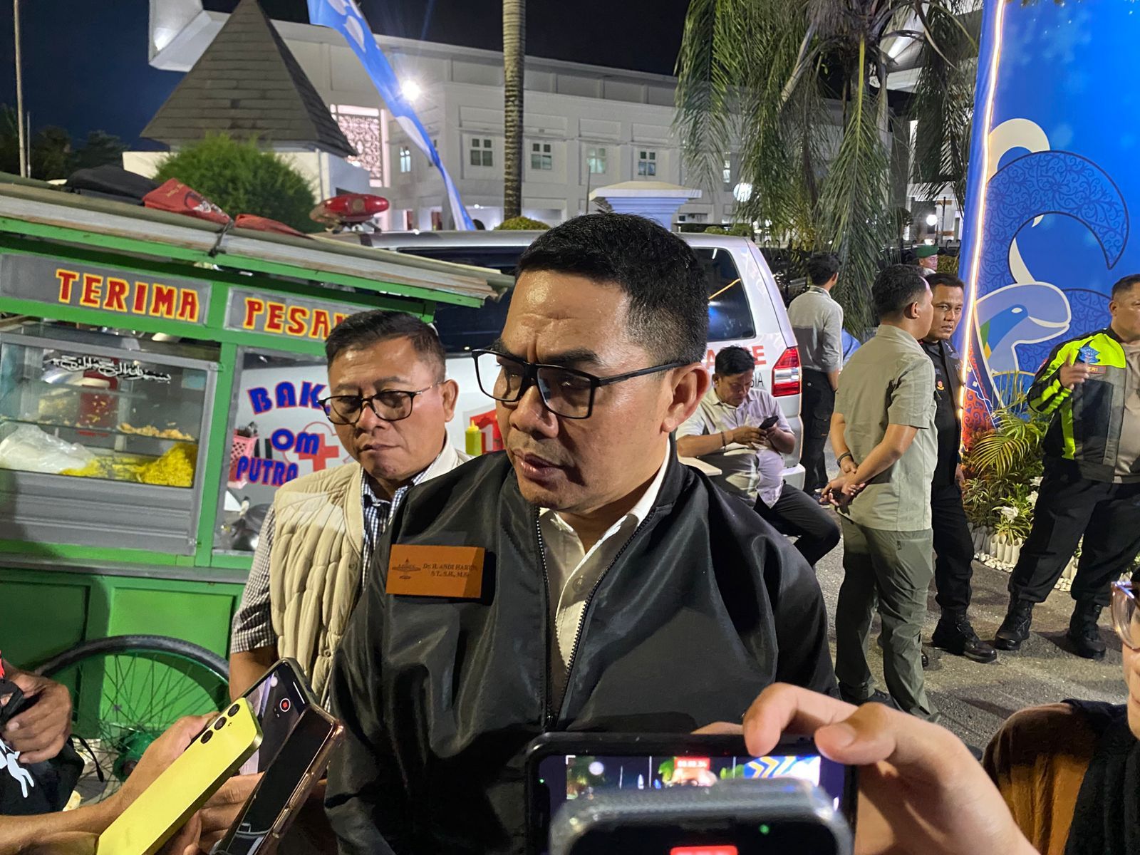 Wali Kota Samarinda Andi Harun dan Wakil Wali Kota Samarinda Saefuddin Zuhri saat melakukan patroli
