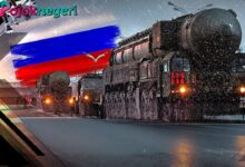 Pemuatan rudal balistik antarbenua RS-24 Yars ke dalam peluncur silo bawah tanah