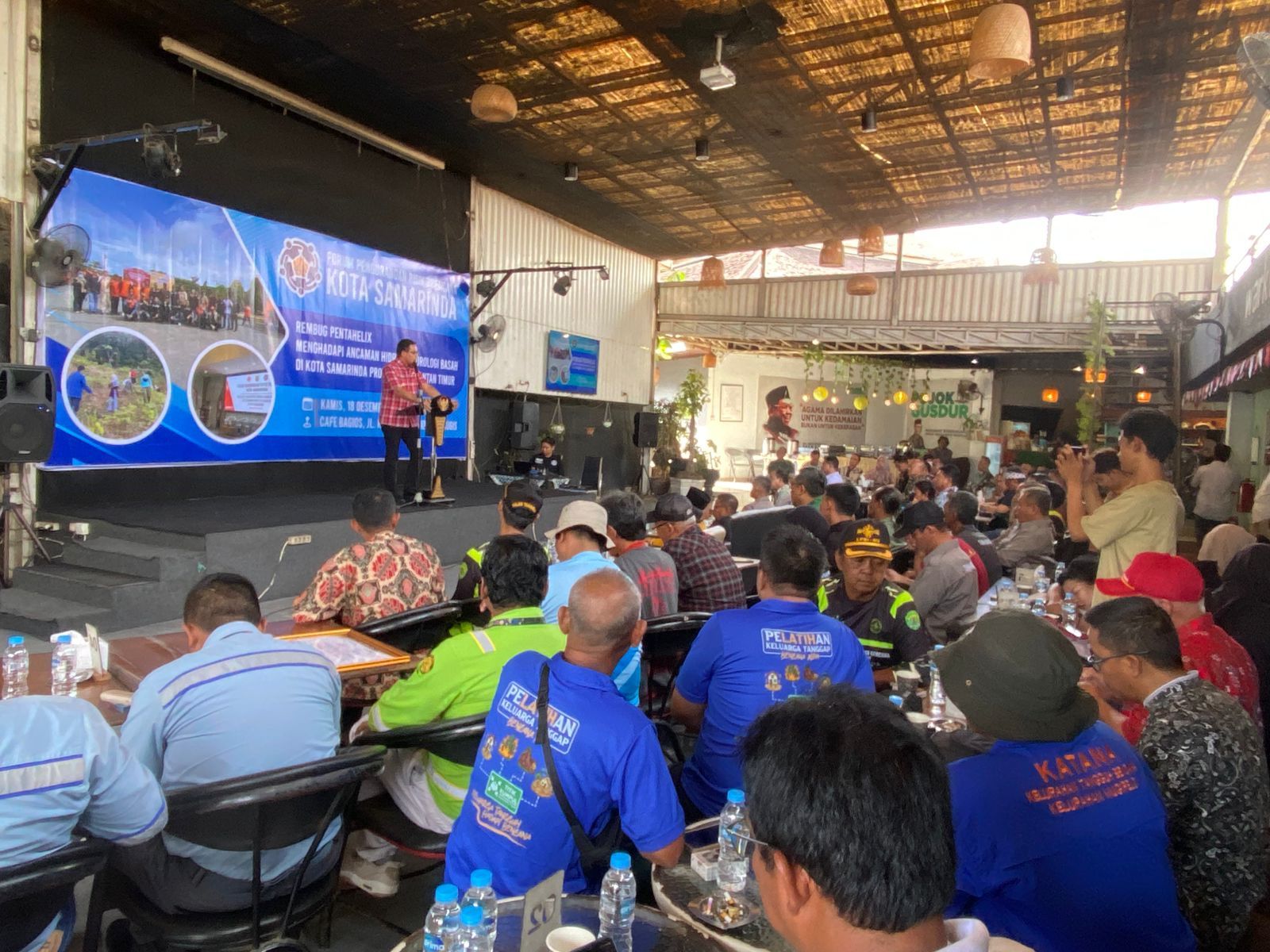 Suasana Rembug Pentahelix menghadapi ancaman hidrometeorologi basah
