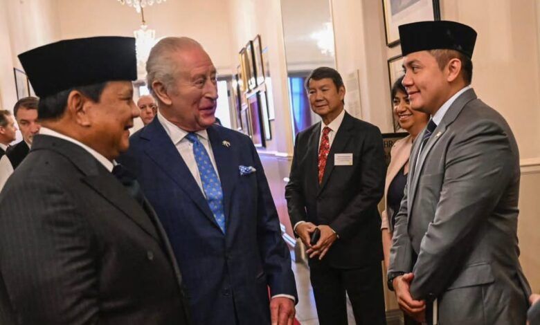 Presiden Republik Indonesia Prabowo Subianto melakukan pertemuan resmi dengan Raja Inggris Charles III.