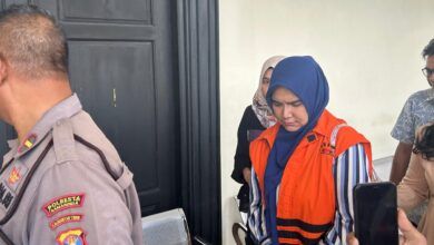Suasana sidang kasus dugaan suap IUP di Kaltim yang seret Dayang Donna sebagai terdakwa
