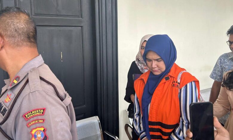 Suasana sidang kasus dugaan suap IUP di Kaltim yang seret Dayang Donna sebagai terdakwa
