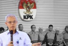 KOLASE - Sekretaris Jenderal Kemnaker, Cris Kuntadi dan para tersangka kasus Pemerasan Sertifikasi K3