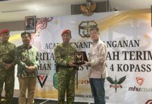 PT Indovisi Sukses Mandiri (ISM) hibahkan lahan untuk Markas Grup 4 Kopassus di Kukar