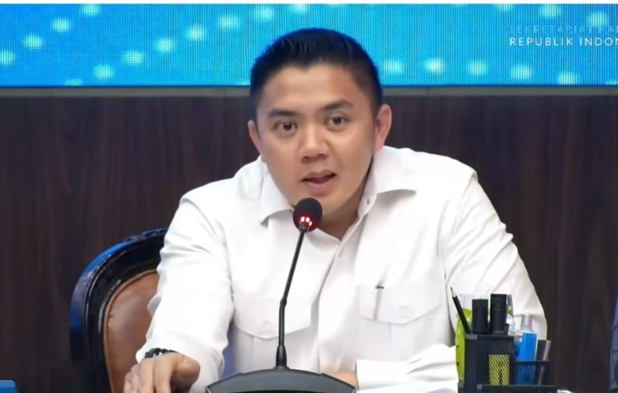 Sekretaris Kabinet (Seskab) Teddy Indra Wijaya
