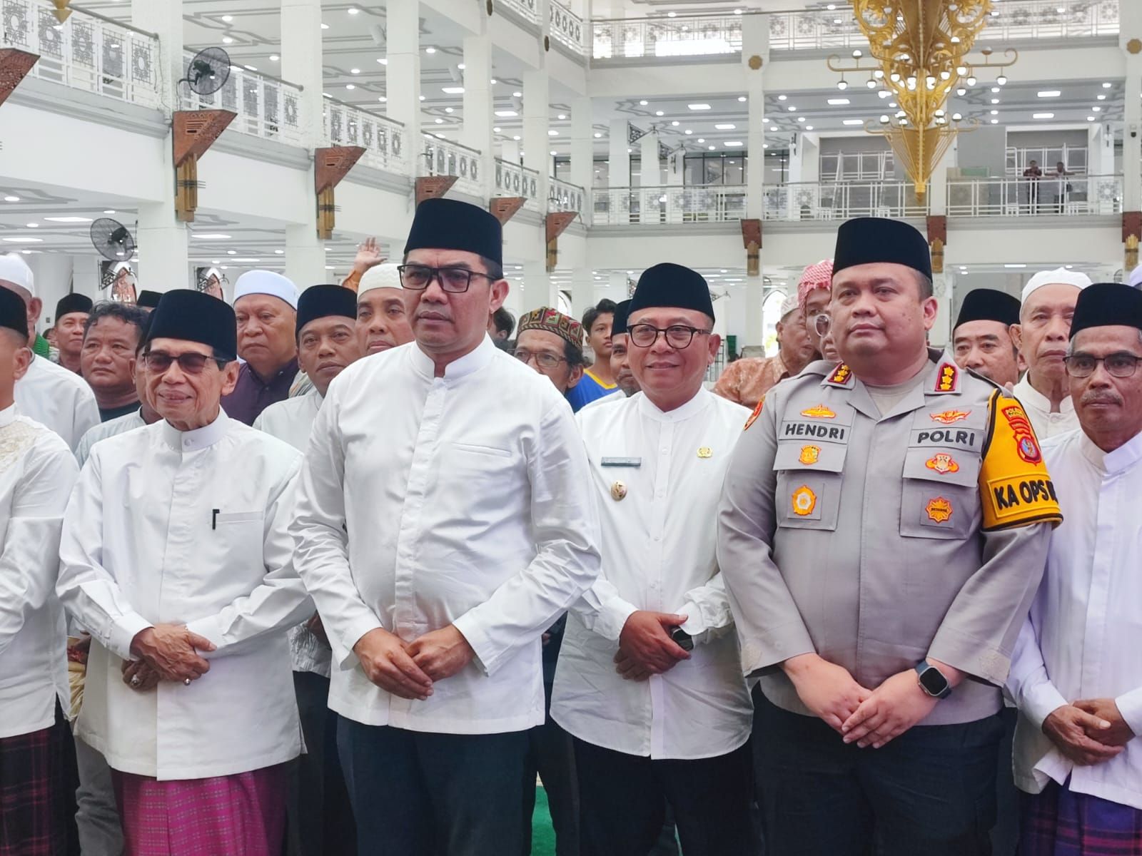 Wali Kota Samarinda, Andi Harun meresmikan Masjid Raya Darussalam