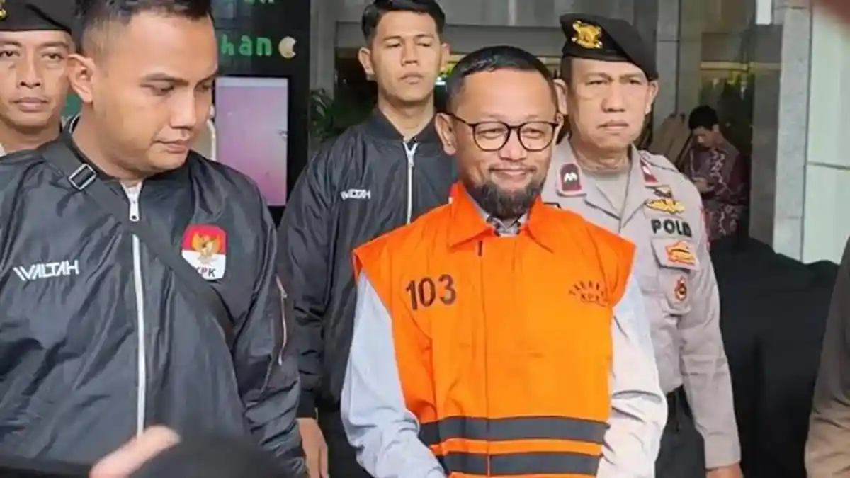 KPK tahan mantan staf khusus eks Menteri Agama Yaqut Cholil Qoumas, Ishfah Abidal Aziz alias Gus Alex.