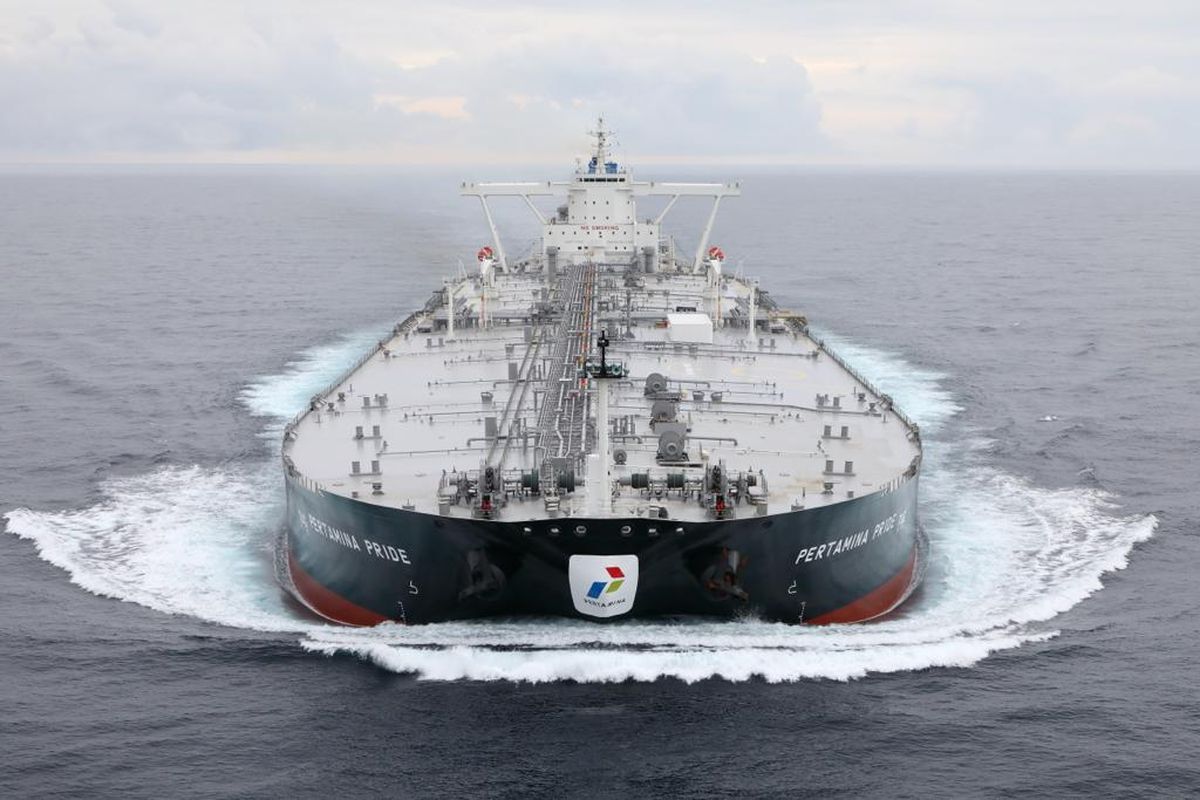 Kapal tanker milik PT Pertamina International Shipping