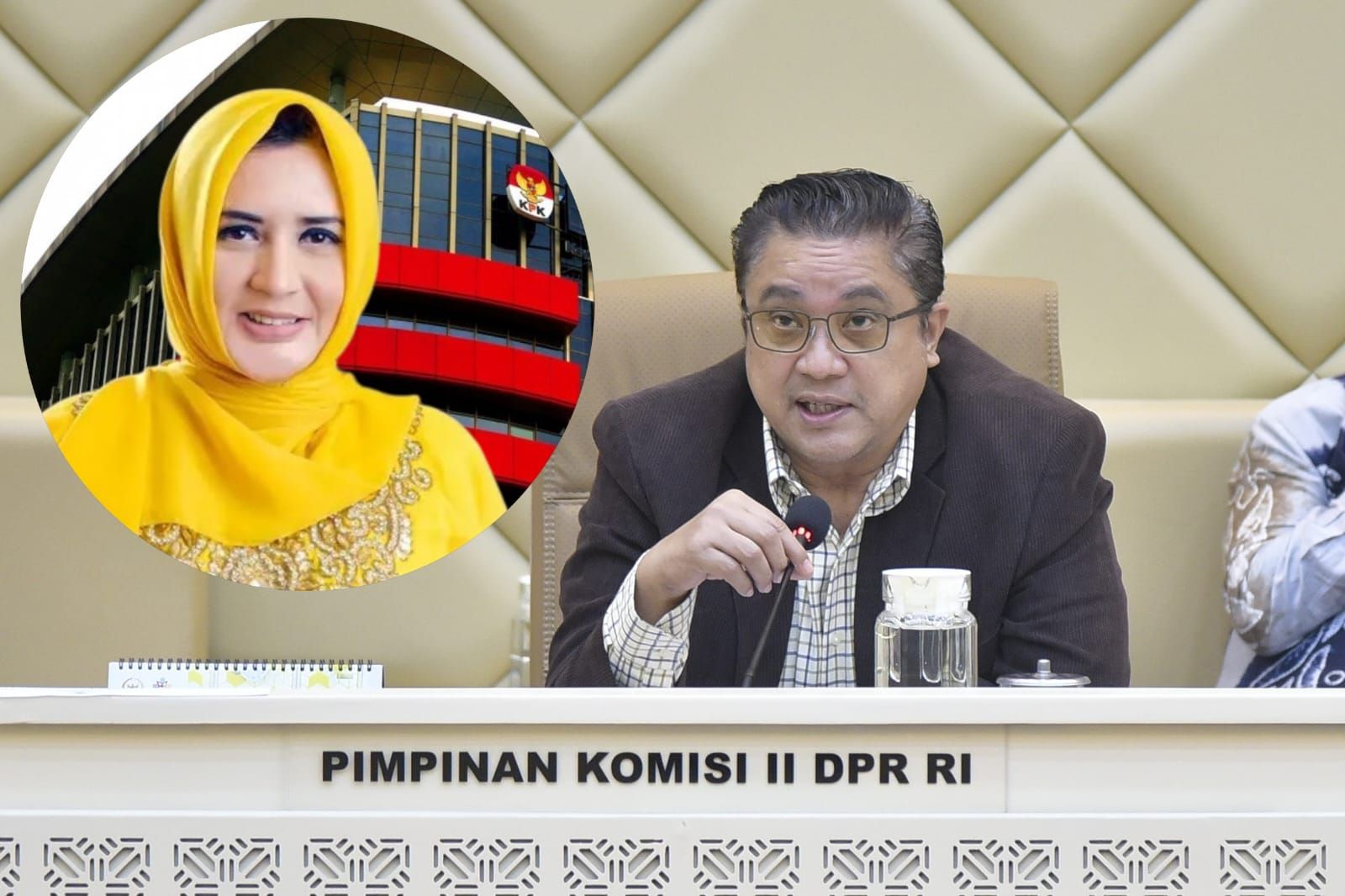 Wakil Ketua Komisi II DPR RI Dede Yusuf dan Bupati Pekalongan Fadia Arafiq 