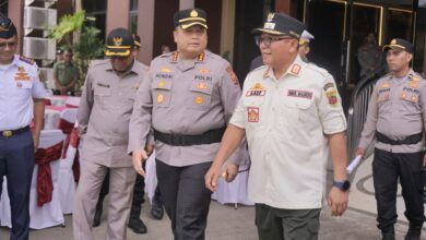 Wakil Wali Kota Samarinda Saefuddin Zuhri menghadiri Apel Gelar Pasukan Operasi Ketupat 2026
