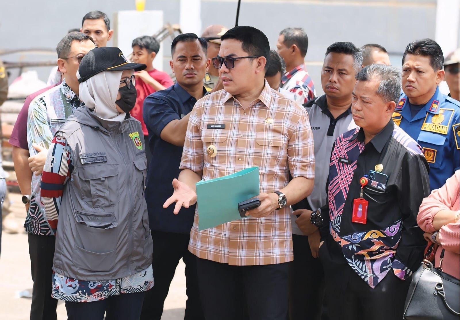 Wali Kota Samarinda, Andi Harun, meninjau Pasar Segiri Samarinda