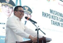 Wali Kota Samarinda, Andi Harun membuka Musrenbang RKPD 2027
