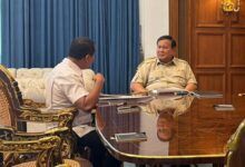 Menteri Energi dan Sumber Daya Mineral (ESDM) Bahlil Lahadalia temui Presiden Prabowo Subianto