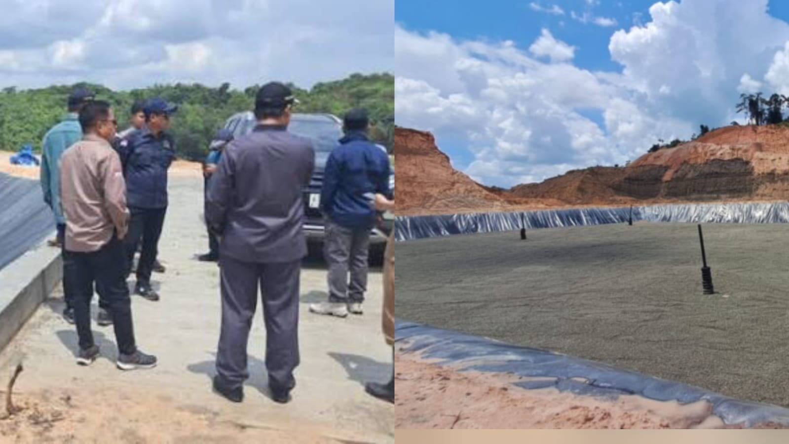 Proyek Sanitary Landfill TPA Sambutan yang saat ini masih berproses