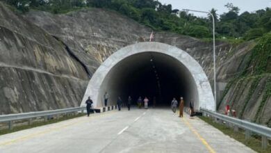 Kalan pintu keluar terowongan Samarinda