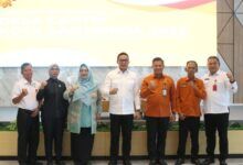 Peluncuran program Desa Cantik (Cinta Statistik) yang dilakukan di di Ballroom Arutala Kantor Bapperida Samarinda