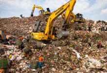 Gambar Ilustraasi tumpukan sampah