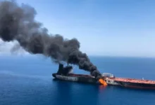 Militer Amerika Serikat (AS) menembaki kapal tanker minyak berbendera Iran