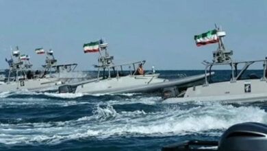 Kapal perang Iran di Selat Hormuz