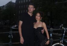 Jennifer Coppen dengan Justin Hubner