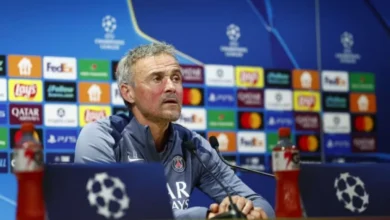 Pelatih Paris Saint-Germain (PSG) Luis Enrique