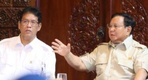 Presiden Prabowo Subianto dan Menteri Keuangan Purbaya Yudhi Sadewa
