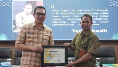 Wali Kota Samarinda, Andi Harun menjadi narasumber dalam Rakernas Forum Program Studi Desain Produk Industri Indonesia Tahun 2026.