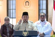Presiden Prabowo Subianto meresmikan Museum Marsinah di Kabupaten Nganjuk, Jawa Timur, Sabtu (16/5/2026)