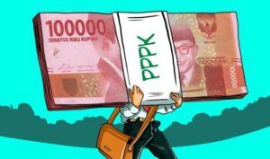 Ilustraassi gaji Pegawai Pemerintah dengan Perjanjian Kerja (PPPK).