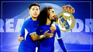 Marc Cucurella dan Enzo Fernandez