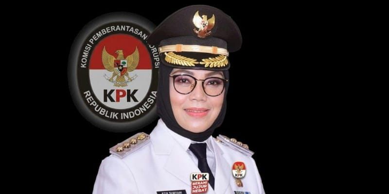 KPK mengamankan Bupati Sukoharjo, Etik Suryani
