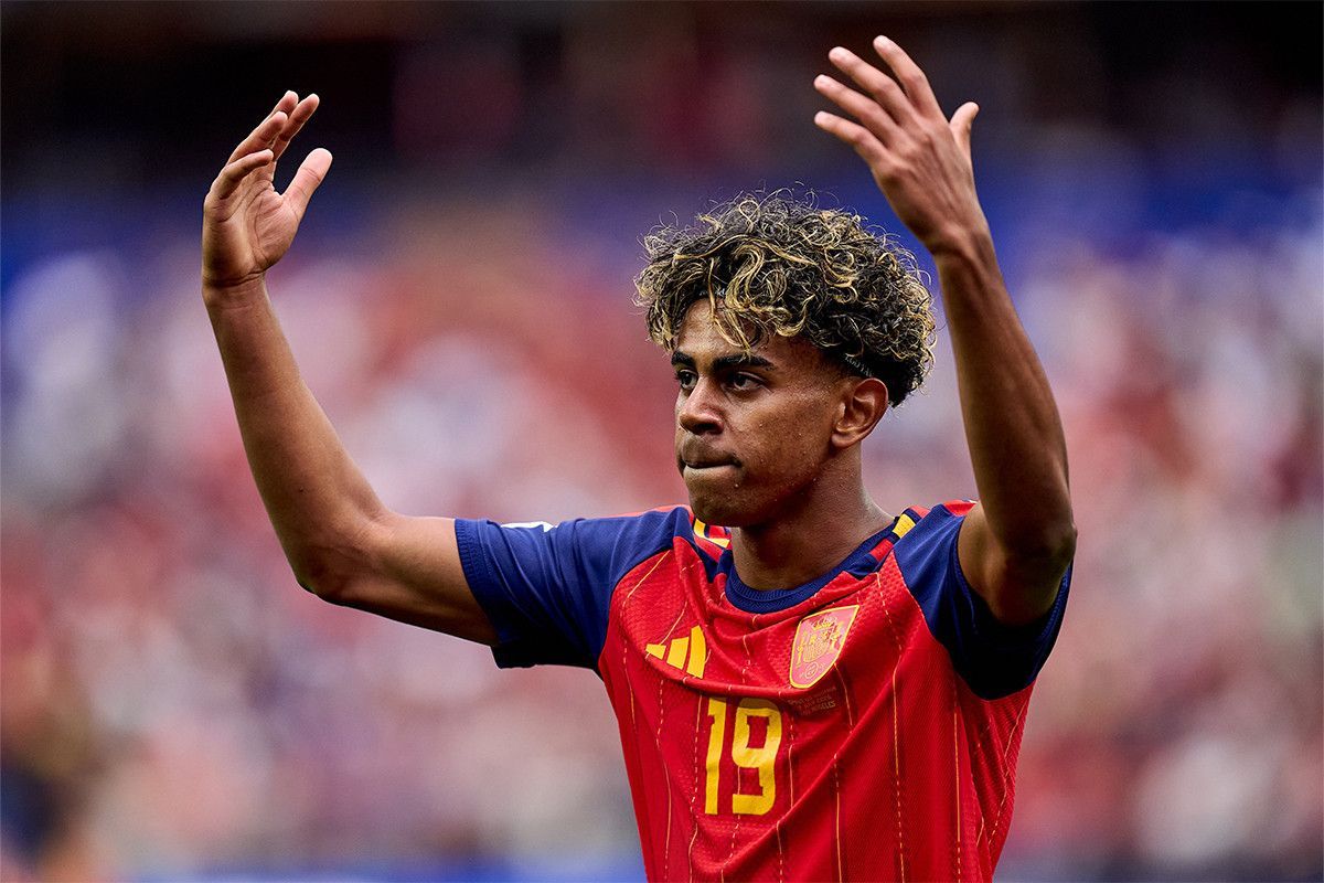Winger muda Spanyol, Lamine Yamal