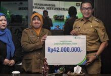 Wali Kota Samarinda, Andi Harun menerima audiensi BPJS Ketenagakerjaan Kota Samarinda.