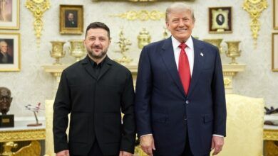 Presiden Ukraina Volodymyr Zelenskyy bertemu Presiden Amerika Serikat Donald Trump