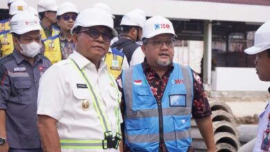Wakil Wali Kota Samarinda, Saefuddin Zuhri, meninjau langsung progres pembangunan gedung Sekolah Rakyat Permanen