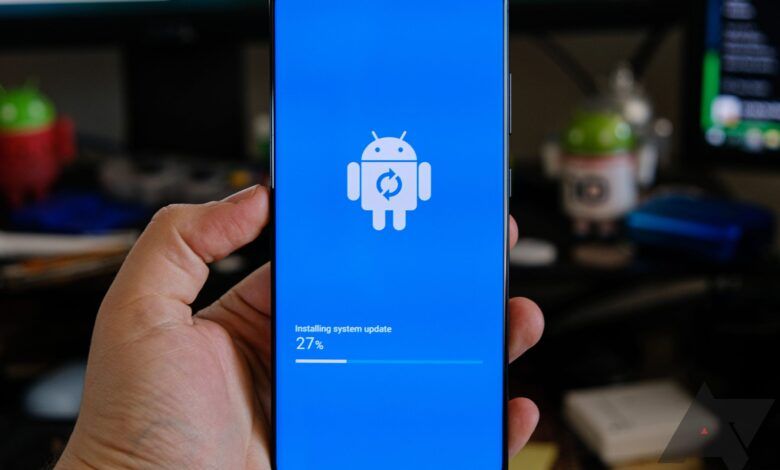 Memasang pembaruan sistem di ponsel Android