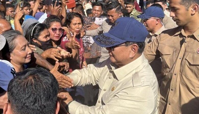 Presiden Prabowo Subianto Tinjau Pengungsian Korban Gempa NTT