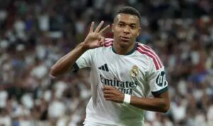 Kylian Mbappe tampil gemilang saat Real Madrid meraih kemenangan meyakinkan 4-1 atas Real Sociedad