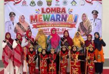 Gebyar Pendidikan Anak Usia Dini (PAUD) di Kecamatan Palaran, Kota Samarinda, dalam rangka memperingati HUT ke-81 Kemerdekaan RI