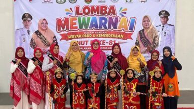 Gebyar Pendidikan Anak Usia Dini (PAUD) di Kecamatan Palaran, Kota Samarinda, dalam rangka memperingati HUT ke-81 Kemerdekaan RI