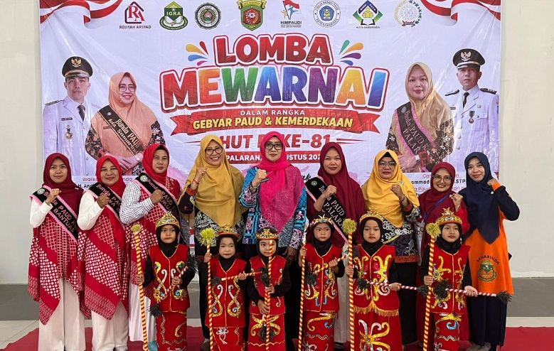 Gebyar Pendidikan Anak Usia Dini (PAUD) di Kecamatan Palaran, Kota Samarinda, dalam rangka memperingati HUT ke-81 Kemerdekaan RI