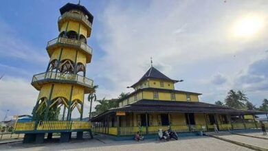 Masjid Shiratal Mustaqim di Samarinda yang merupakan salah satu cagar budaya