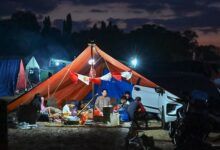 Tenda pengunsian warga di Nusa Tenggara Timur (NTT)