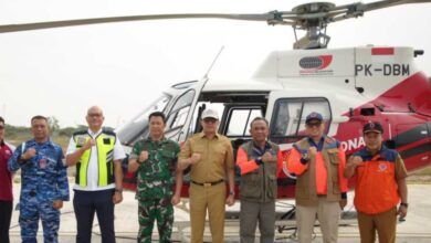 Wali Kota Samarinda Andi Harun perkuat penanganan karhutla dengan pengoperasian Helikopter Waterbombing bantuan dari BNPB