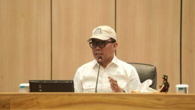 Wali Kota Samarinda Andi Harun saat konferensi pers di Ruang Mangkupelas Balai Kota Samarinda, Rabu (9/9/2026)