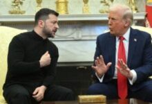 Presiden Amerika Serikat (AS) Donald Trump dan Presiden Ukraina Volodymyr Zelenskyy