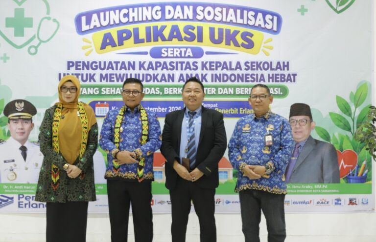Perkuat Pengelolaan Kesehatan Sekolah Berbasis Digital, Pemkot Samarinda Luncurkan Aplikasi UKS/M