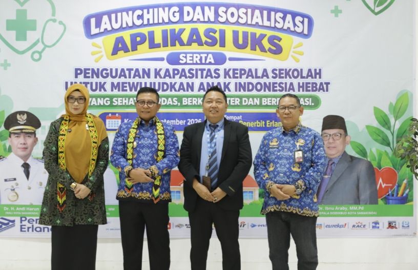Peluncuran dan sosialisasi aplikasi Usaha Kesehatan Sekolah/Madrasah (UKS/M), Kamis (17/9/2026).